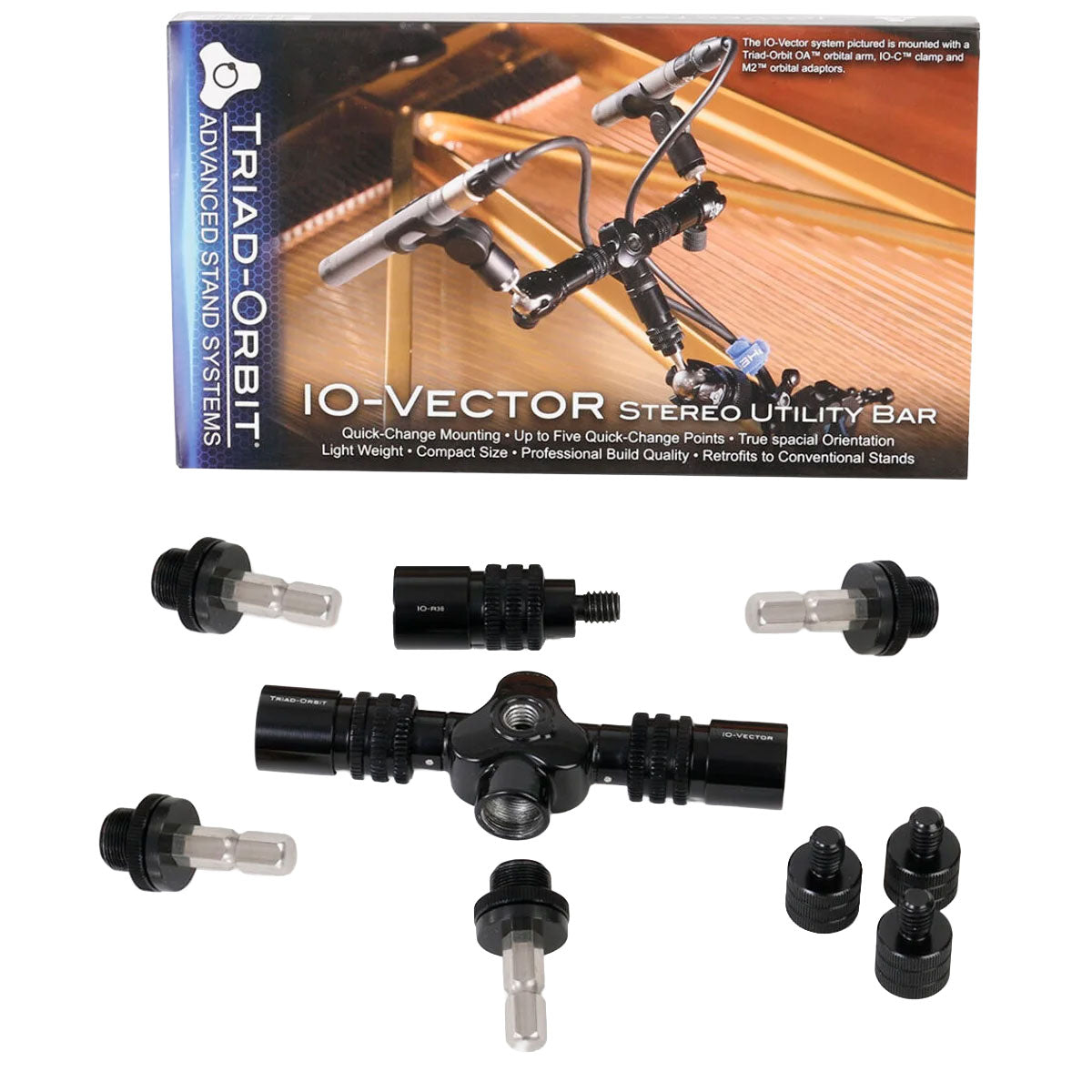 TRIAD-ORBIT Decca Tree — Microphone, studio recording microphone body