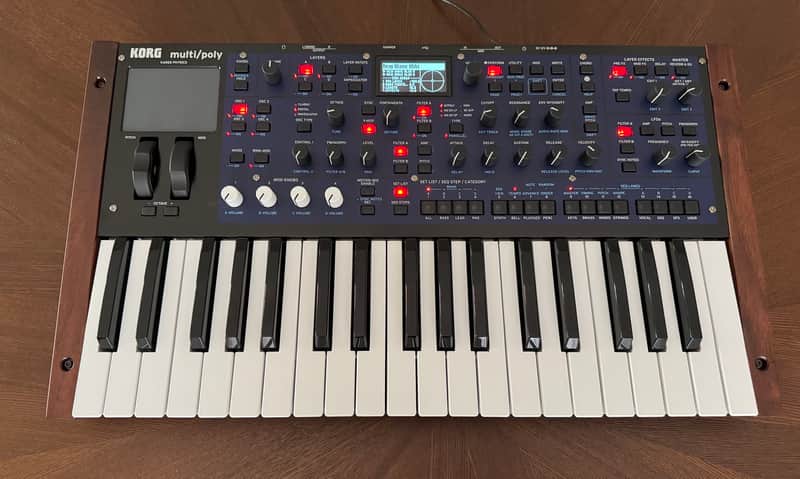 Korg Multi/Poly 37-Key Analog Modeling Synthesizer w/ original box & gigbag