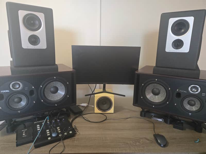 Focal Trio6 Be Active 3-Way Monitors (Pair) 2010s - Black