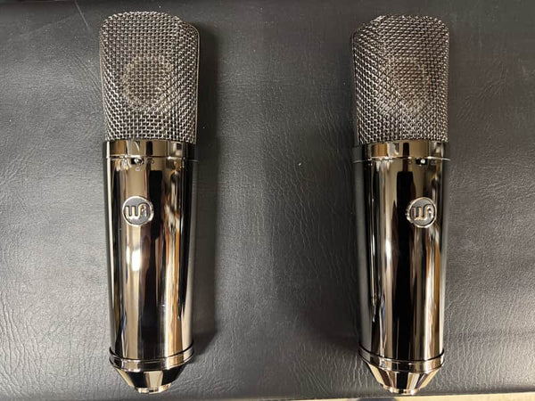 Warm Audio WA-87 R2 TS Large-diaphragm Condenser Microphone Stereo Pair - Limited-edition Titanium Share Item ID: WA87R2TS 2025 - Titanium