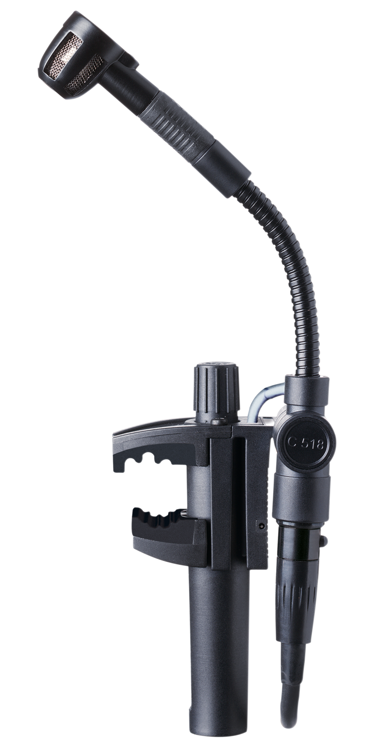 C518M Compact Clamp-On Drum Microphone with XLR Connector