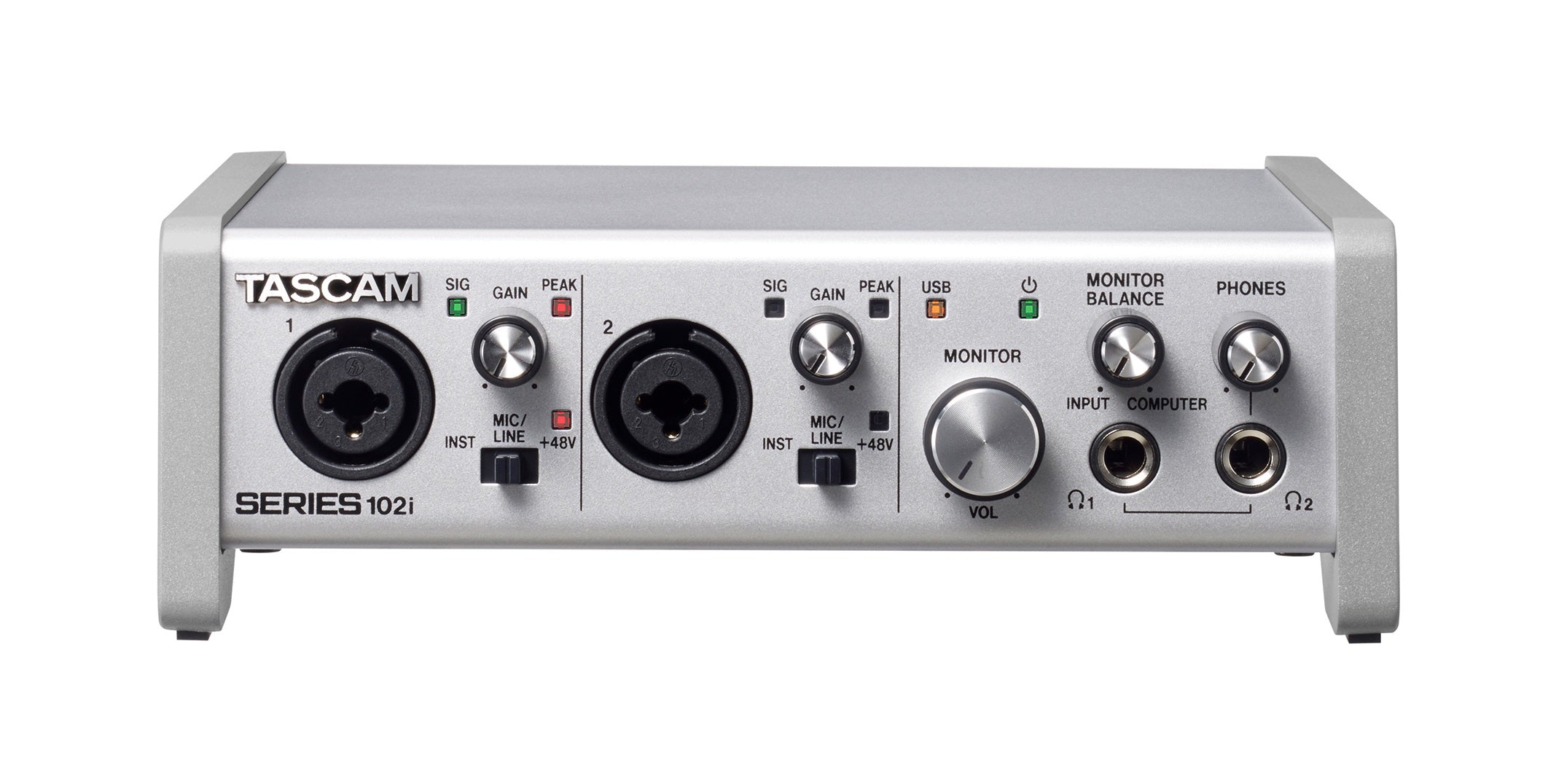 Series 102i 10 IN/2 OUT USB Audio/MIDI Interface