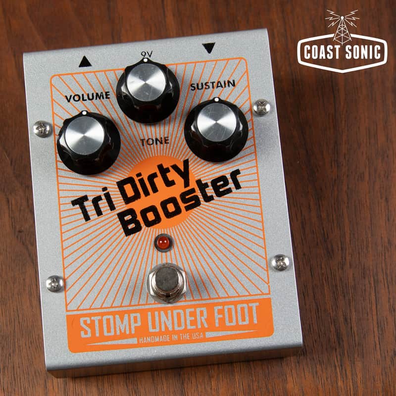 Stomp Under Foot Tri-Dirty Booster - Vintage Mini