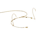 d:fine 4066 Omnidirectional Dual-Ear Headset Mic w/ 3-Pin LEMO Connector - Beige