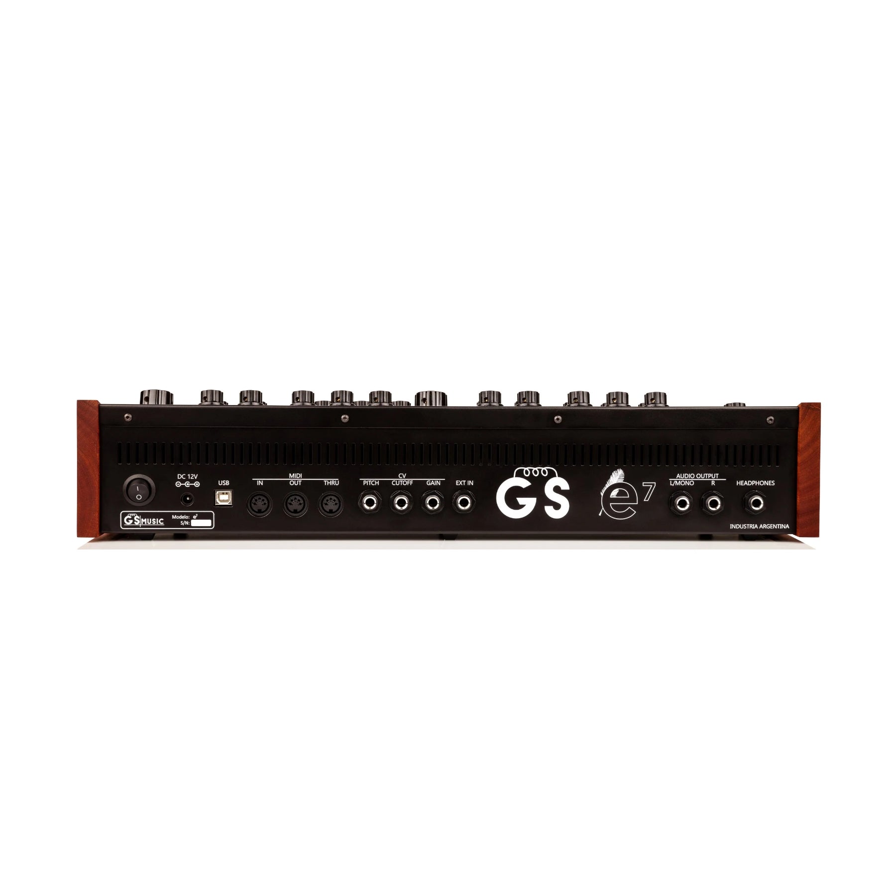 GS Music e7 Desktop - Black/Red, keyboard synthesizer instrument