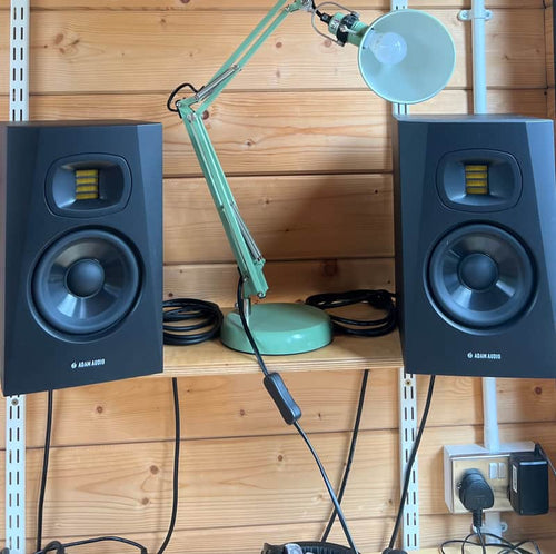 ADAM Audio T5V 5" Active Studio Monitors (Pair) 2010s - Black - MINT CONDITION