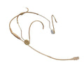 HSP 4 Cardioid Headset Microphone with 3-Pin Lemo Connector - Beige