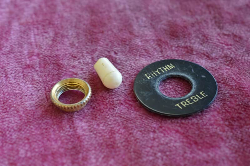 Vintage 1960's Gibson Les Paul Custom Switch Ring Poker Chip - SG Standard Special