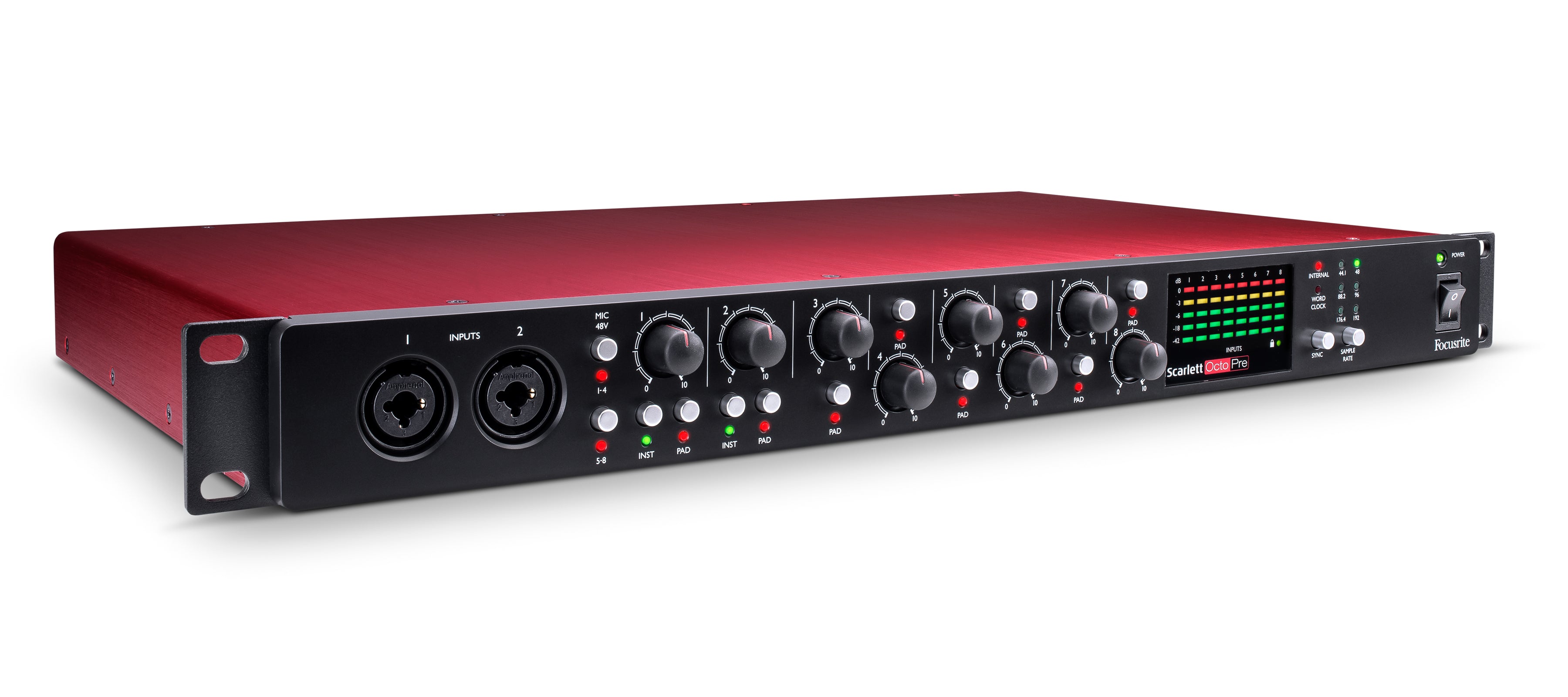 Scarlett OctoPre Gen2 8-Channel Mic Preamp with ADAT Connectivity