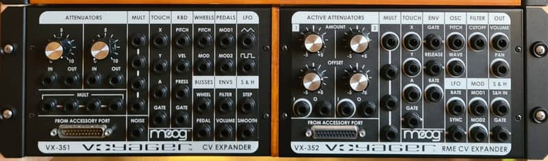 Moog VX-351 VX-352 & Rackmount Bracket