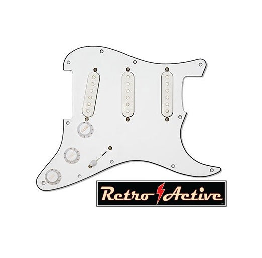 EMG RA-2 Pro Series Prewired Pickguard – White – 6072