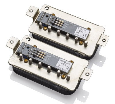 EMG Fat 55 Retro Active Electric Guitar Humbucker Pickup Set – Black – 5968