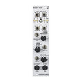 Silver eurorack module with jacks, knobs, and buttons labeled Milky Way from Endorphin.es.