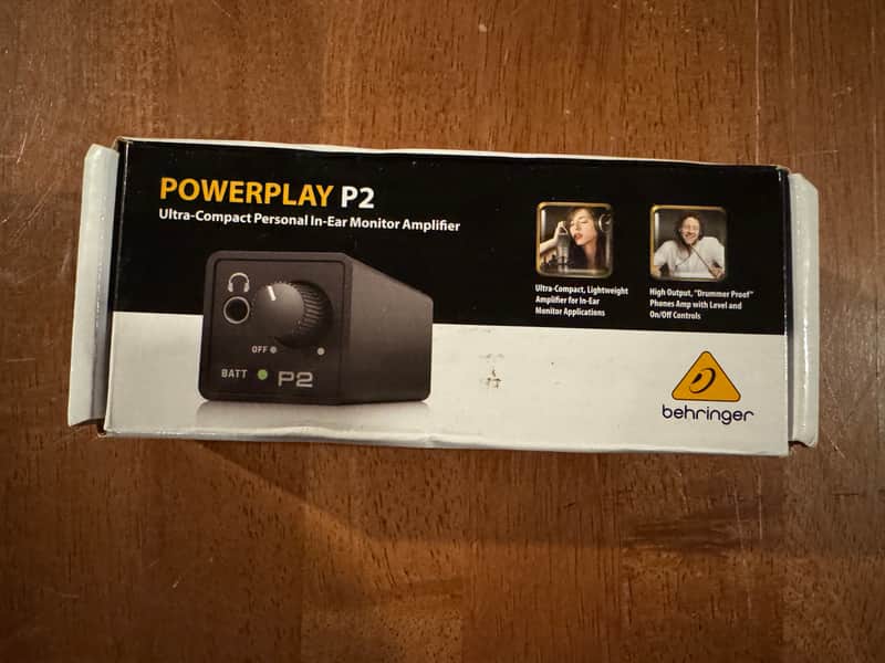 Behringer Powerplay P2 Personal In-Ear Monitor Headphone Amp 2022 - Present - Black