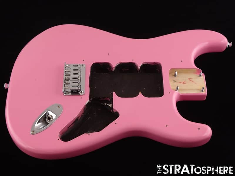 Fender Squier Sonic HT H Stratocaster Strat BODY &HARDWARE Hardtail Flash Pink
