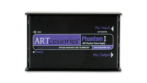 ART Pro Audio 48-Volt Phantom Power Supply, preamplifier or direct box