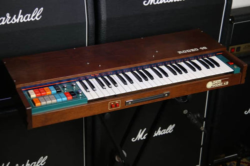 (Video) *Serviced* Rare GEM Rodeo 49 Vintage Combo Organ & Rhythm Preset Drum Machine w/Built-in Speaker | Italian Analog Synth Synthesiser Transistor Galanti Keyboard from 70s