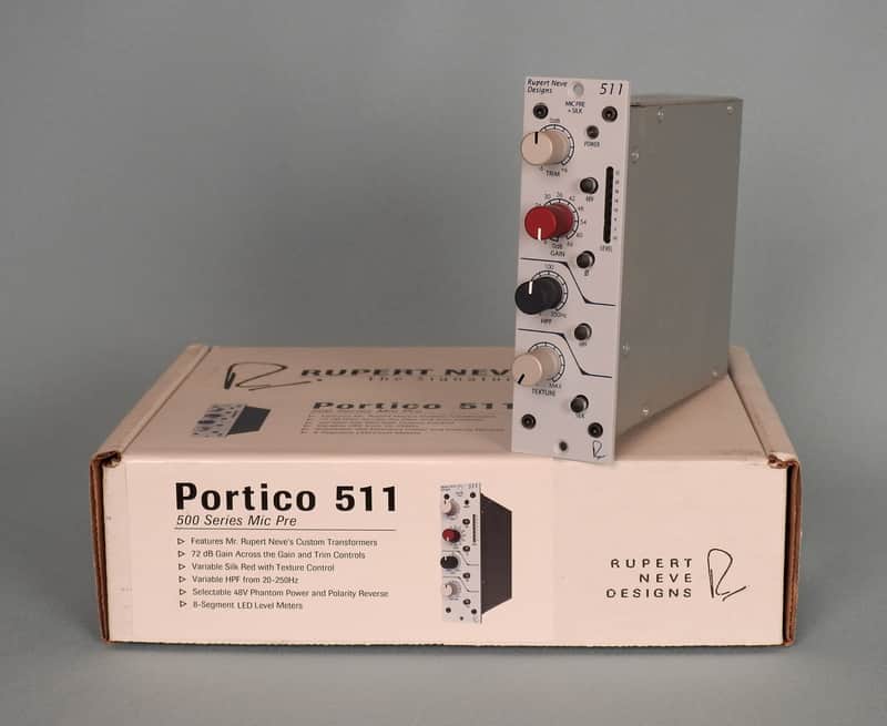 Rupert Neve Designs Portico 511 500-Series Mic Pre Module with Silk 2013 - Present - White