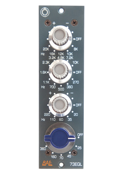 BAE Audio 73EQL 500 Series EQ Module, parametric or graphic equalizer unit