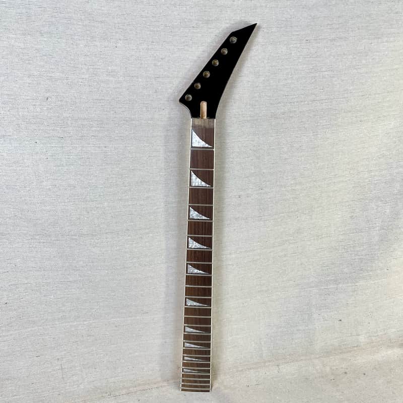 Jackson Style Neck Black 25.5" Floyd Rose Rosewood Maple Shark Fin