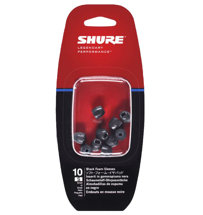 EABKF1 Earphone Foam Sleeve Replacements (10 Pack) - Small