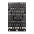 Black multifunction control surface with eight sliders and eight 3.5mm jack connectors on bottom.