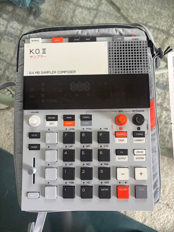 Teenage Engineering EP-133 K.O. II Sampler Composer + Carry Bag + Reference Card