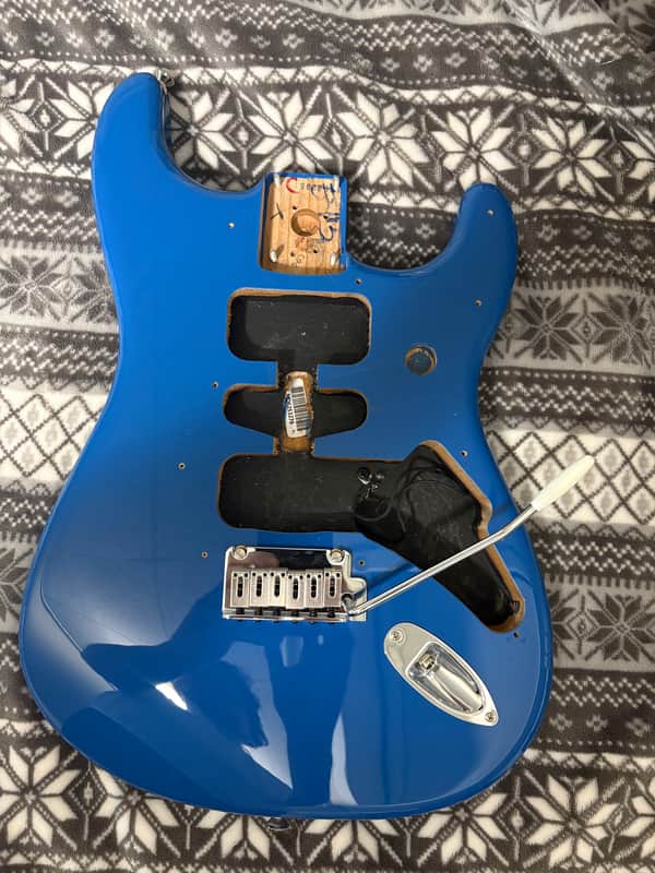 Fender Player II Modified Strat BODY + HARDWARE Alder Electric Blue
