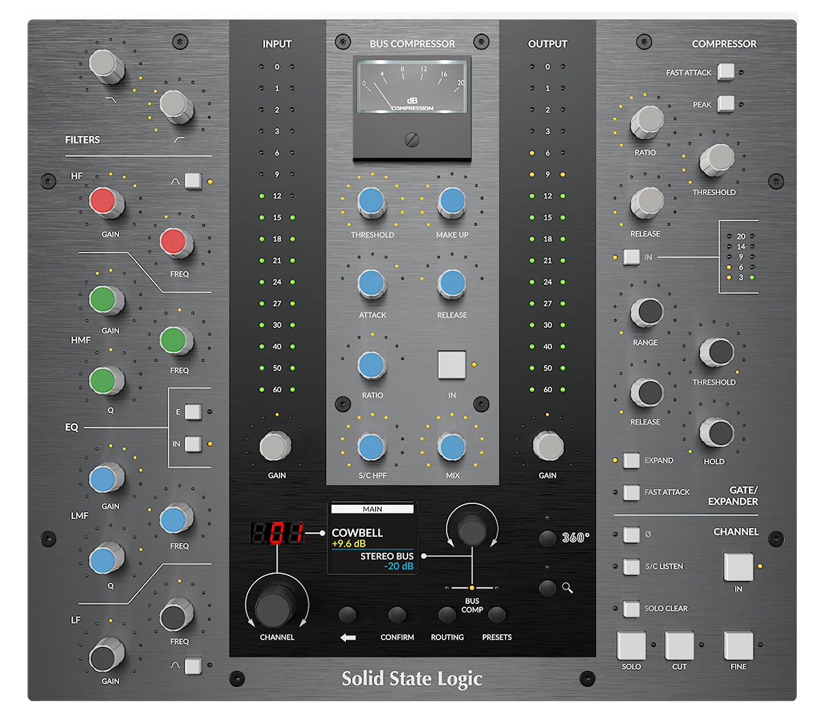 UC1 Channel Strip and Bus Compressor Controller