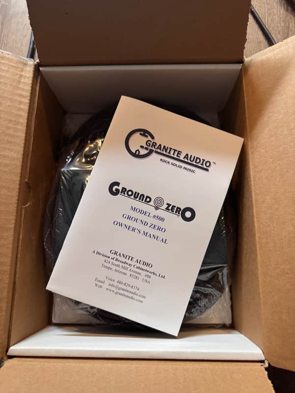Granite Audio Ground Zero #500 - Black