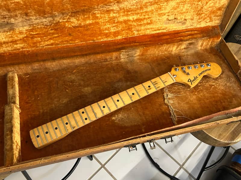 Vintage Fender Stratocaster Neck 1979 Maple w Hipshot Tuners