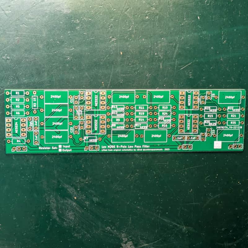 Lexicon Model 200 Replacement Input/Output Filter PCB