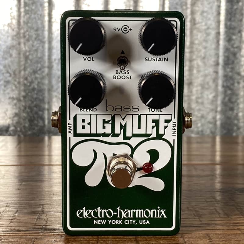 Electro-Harmonix EHX Nano Bass Big Muff Pi 2 Fuzz Effect Pedal Demo