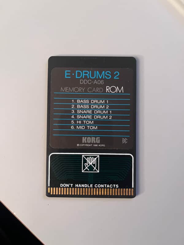 Korg DDC-A06 E-Drums 2,  ROM Card for DDD-1, DDD-5