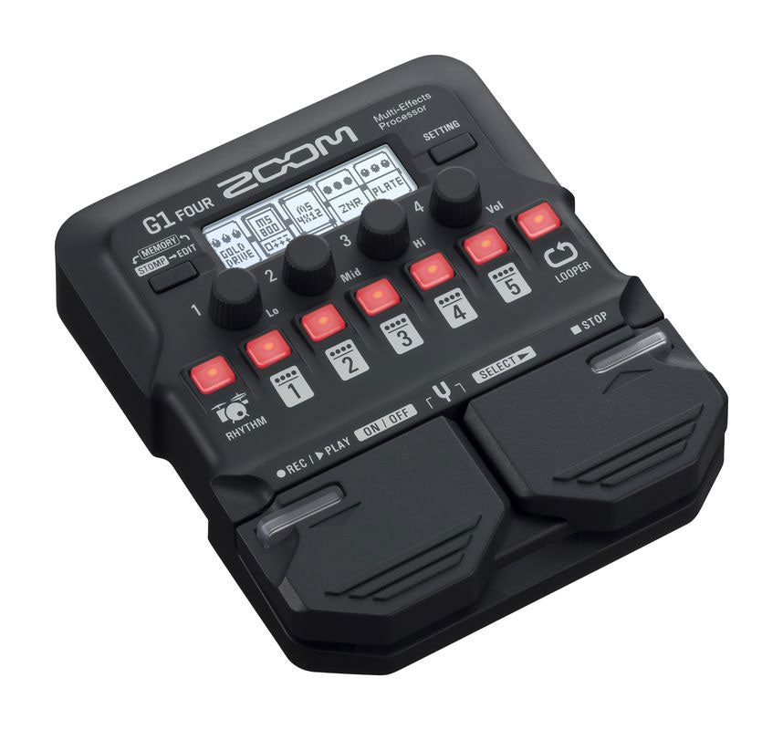 ZOOM G1 Four — Multi-Effects Processor, multi-effects floor processor