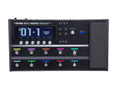 Black Boss GT-1000 guitar effects processor with display screen, multiple knobs, footswitches, and an expression pedal.