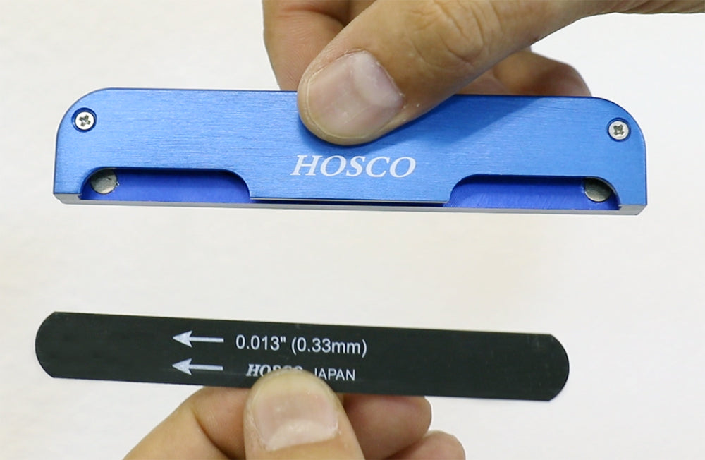Hosco H-NF-040 Individual Black Nut Guitar File – 0.040″