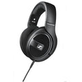 Black over-ear wired headphones with SENNHEISER logo and model number HD 569.