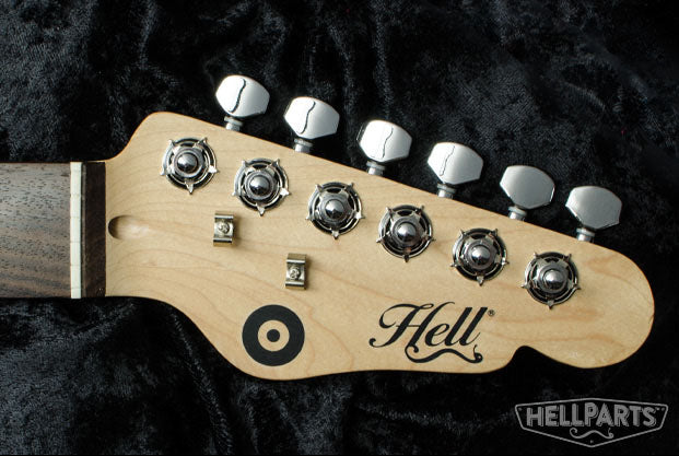 HellParts HeadButz! Brass Silver Star Machine Head Washers
