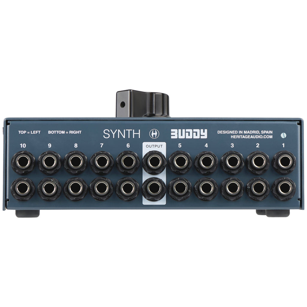 Heritage Audio Synth-Buddy 10 to 1 Stereo Passive Switcher, keyboard synthesizer instrument
