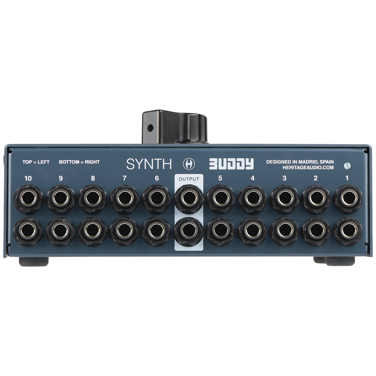 Heritage Audio Synth-Buddy 10 to 1 Stereo Passive Switcher, keyboard synthesizer instrument