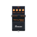 Black guitar effects pedal with orange knobs labeled Level, Color Mix, Dist., and Waza Craft branding.