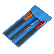 Hosco TLNF3B Double Edge Nut File Set For Electric Bass Guitar