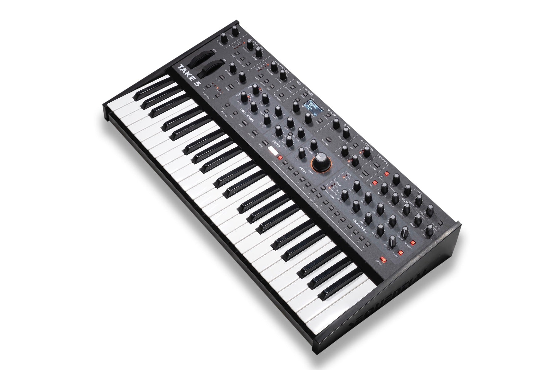 Sequential Take 5 Compact Poly Synth, keyboard synthesizer instrument
