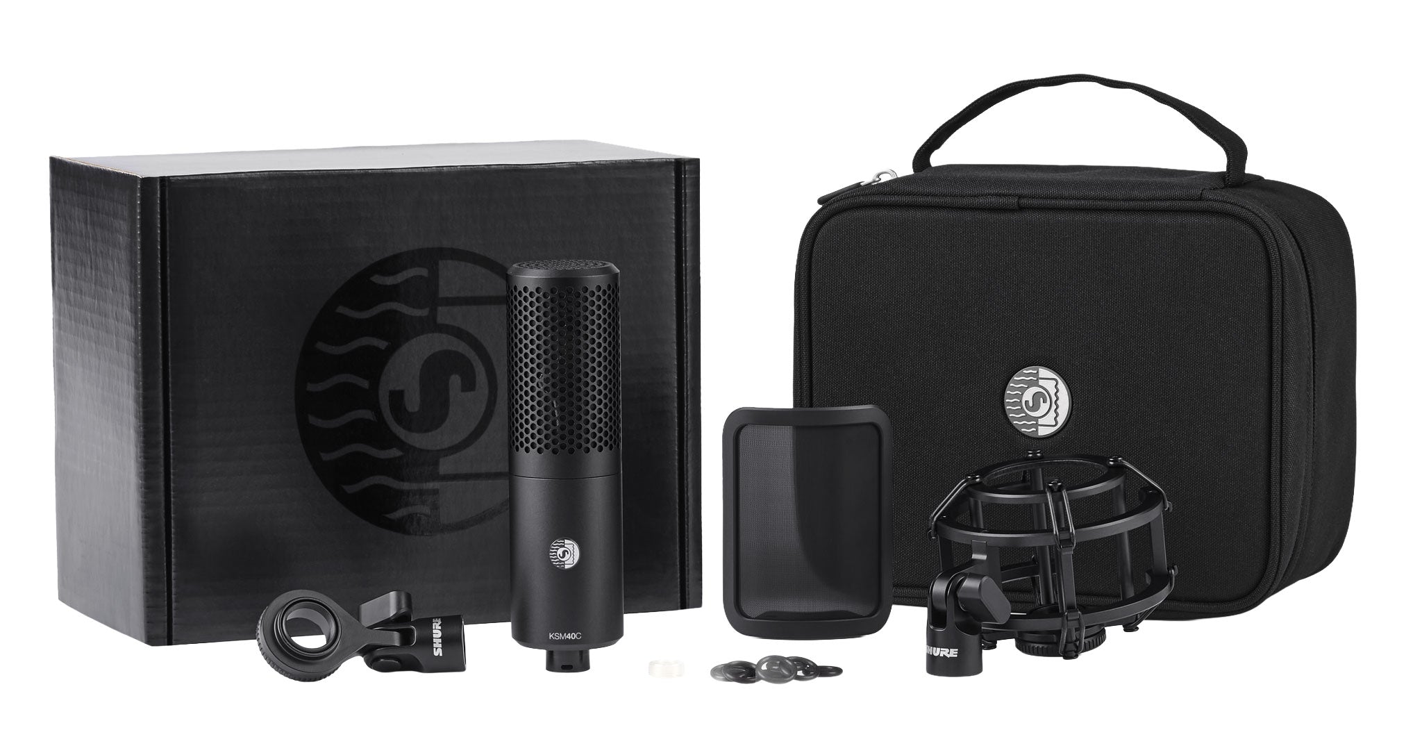 SHURE KSM40C — Microphone, studio recording microphone body