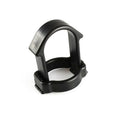 Black plastic knob puller tool with a ring base and an arched grip handle