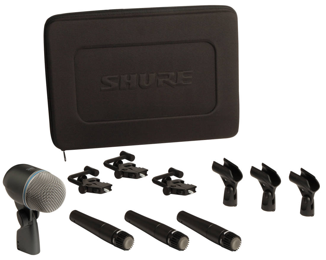 Shure DMK57-52 Drum Mic Kit with Beta 52A and 3x SM57