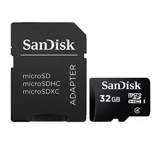 SanDisk microSDHC Card with Adapter - 32 GB