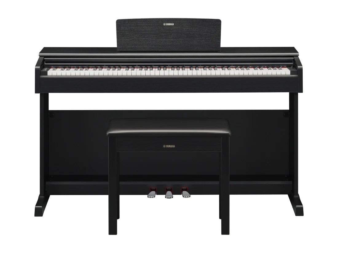 Yamaha YDP-145 ARIUS Standard Digital Piano with Bench and 3 Pedal Unit - Black YDP145 B