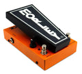 Orange and black guitar effects pedal with a foot pedal, knob, footswitch, and 1/4 inch input jack.